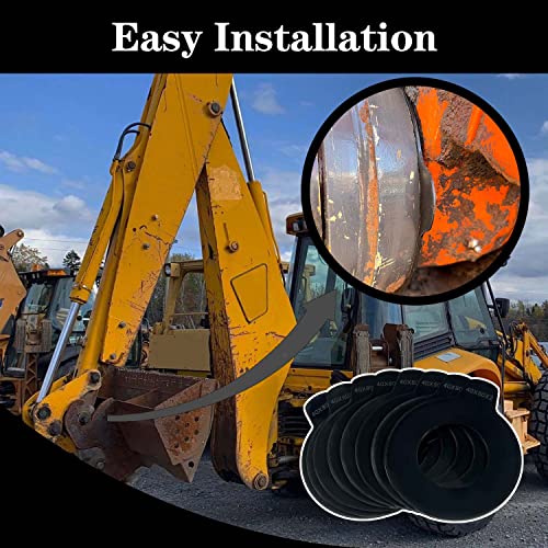 Image of 8 x 40mm Bucket Pin Shim Kit for Excavator and Skid Steer 2mm Thickness Fit for Cat Kubota Komatsu Takeuchi