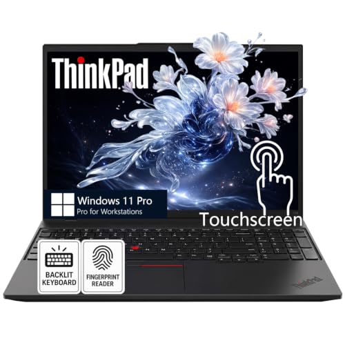 Image of Lenovo ThinkPad L16 Gen 2 Touchscreen Laptop, Intel Core Ultra 5 225U (> Ultra 7 265U), 16 inch WUXGA IPS Display, 16GB DDR5 RAM, 512GB PCIe NVMe SSD, Backlit Keyboard, Fingerprint Reader, Windows 11 Pro