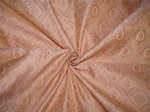 Brocade Tissu Vieux Rose Idéal pour Robes de Soirée et Coussins Bro616
