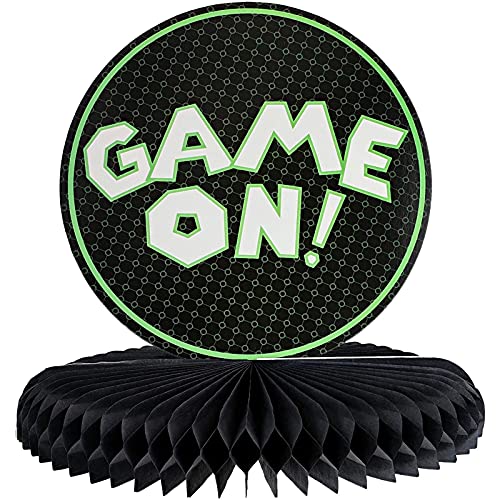 3 Pack Video Game Birthday Party Table Decorations For Kids, Honeycomb Decorations In 3 Designs #TOP3