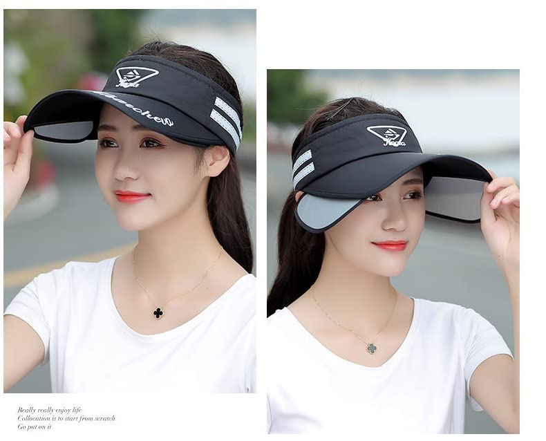 Buy Alexvyan Retractable Wide Brim Open Top Sun Visor Hat,UV Protection