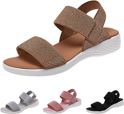 Sandales plates d'été légères à bouche de poisson et chaussures décontractées grande taille - 4