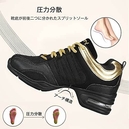 Qunqene ダンススニーカー レディース