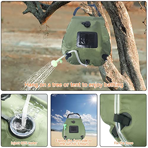 Pop Up Privacy Tent,Pop Up Shower Tent With Solar Shower Bag,Pop Up Instant Tent,Camping Shower Tent For Portable Outdoor Toilet Shower Changing Room Sun Shelter Camping (Green) #TOP4