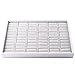 Oirlv Velvet Stackable Jewelry Trays Rings Display organizer Home Storage Trays(36 Grids Ring)