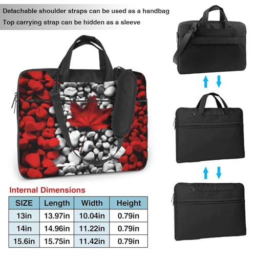 Sac ordinateur portable solide imprimé Canada pour protéger vos appareils