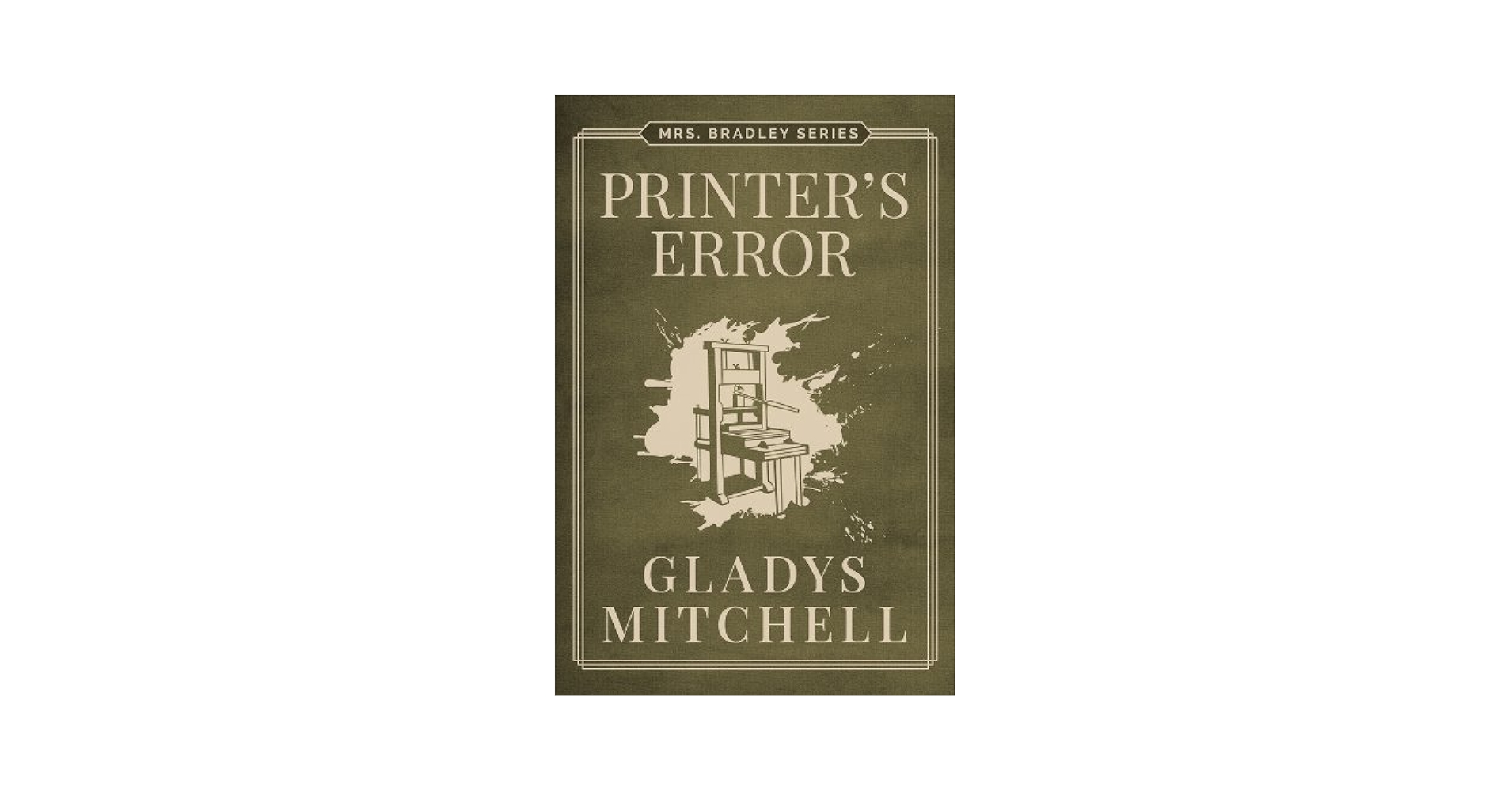 Amazon.com: Printer's Error (Mrs. Bradley) eBook : Mitchell