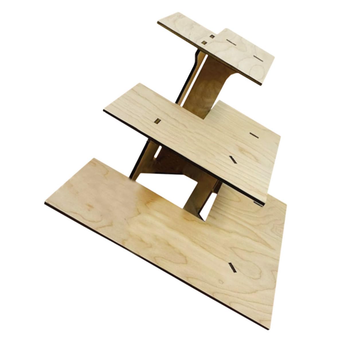Generico 1 Set Riser Dettagliati per Snack Retail Portatile e Smontabile per Stile per Vetrine