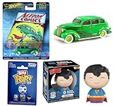Half Man of Steel and Half Dark Knight Exclusive Figure Pop! Batman Superman Composite Bundled with DC Comics Bitty Blind Bag Character 2 Items