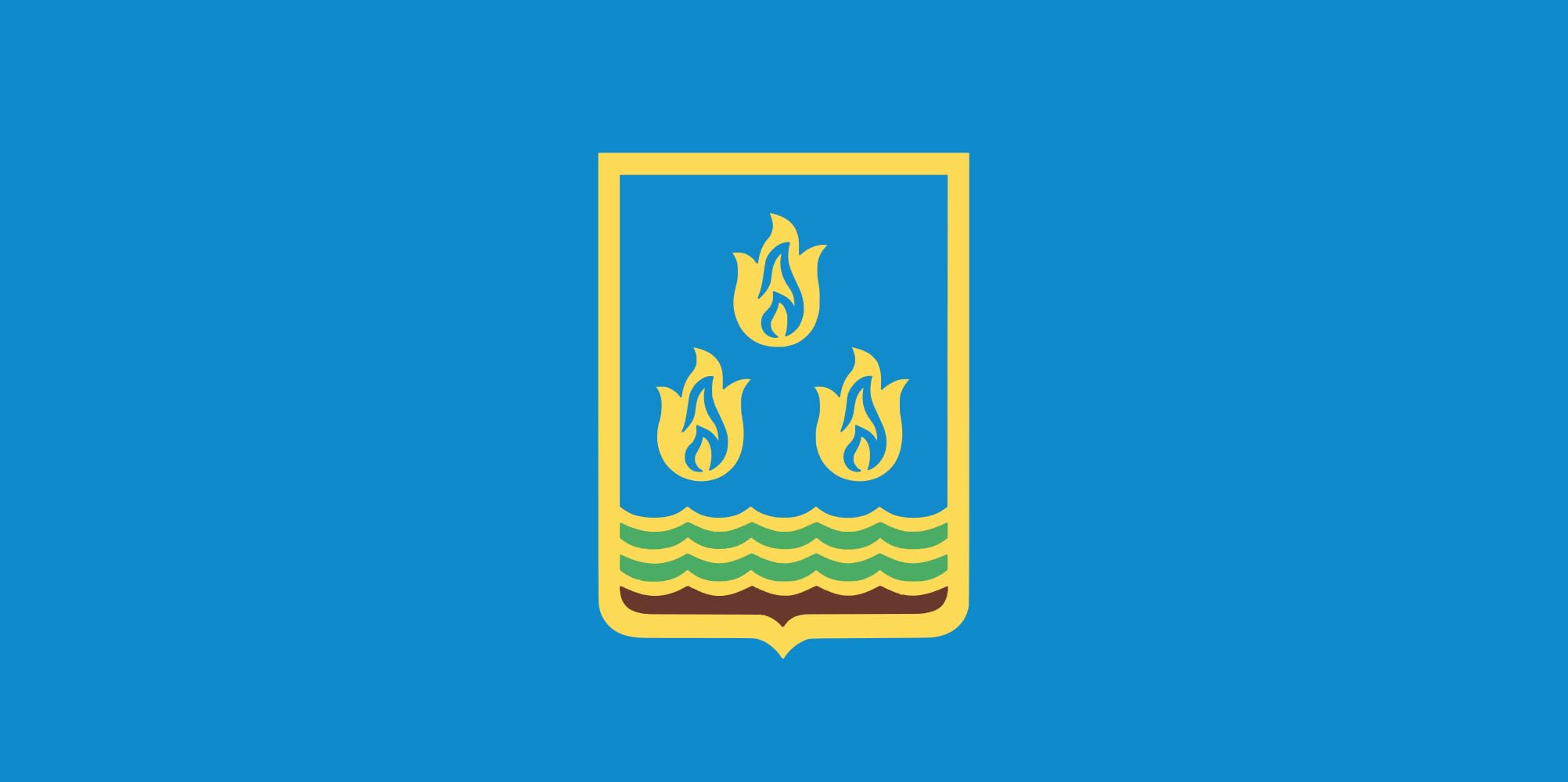Drapeau de Bakou Azerbaïdjan grand format en tissu résistant pour mât