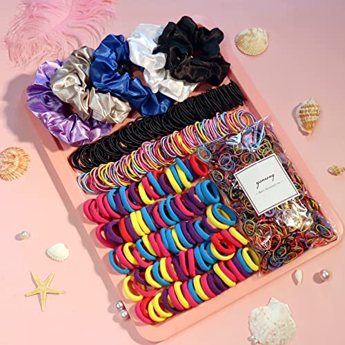 YANRONG 2155PCS Hair Elastics & Scrunchies Set - Price Drop