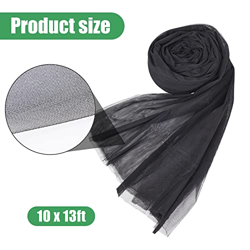 2 Pack Garden Net Barrier,Diy Garden Mesh Netting Fly Bird Net Barrier Heavy Duty Garden Mesh For Protecting Your Skin Plants Vegetables,Black.（10Ft X 13Ft） #TOP1