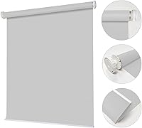 Vista 6 de Persianas enrollables opacas de montaje interior sin taladro, persianas de ventana de tensión sin herramientas, persianas impermeables fáciles