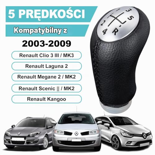 Spurtar Gałka zmiany biegów 5-biegowa do Renault Clio 3 2005-09