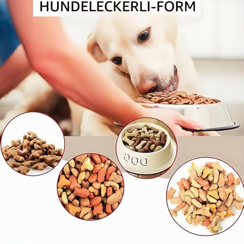 Backmatte Hundekekse, Silikon Hundekekse Backform, 5 Formen in 1 BPA-Freie Backmatte Hundeleckerlies Mini Backunterlage für DIY Hundekekse und Leckerlis (Hellgrau, 130 Gitter)