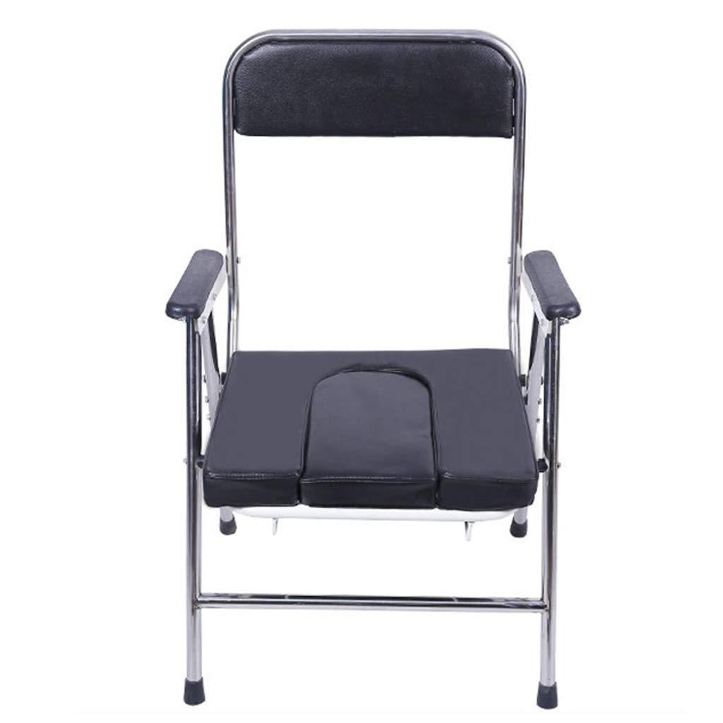 Buy Folding Commode Chair Padded Seat for Adults Medical Bedside