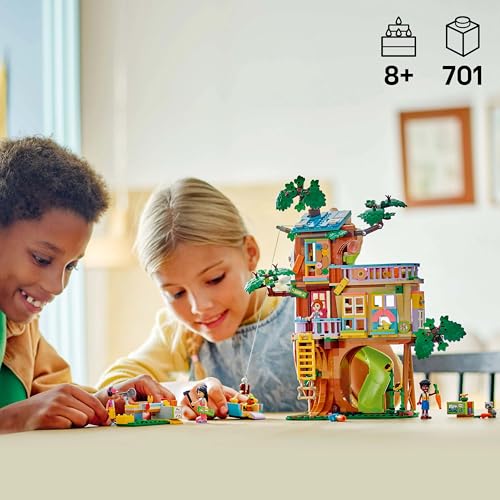 Image of LEGO Friends Friendship Tree House Hangout Building Kit for Pretend Play 42652 Building Blocks Toys for 8+ Gift for Boys and Girls