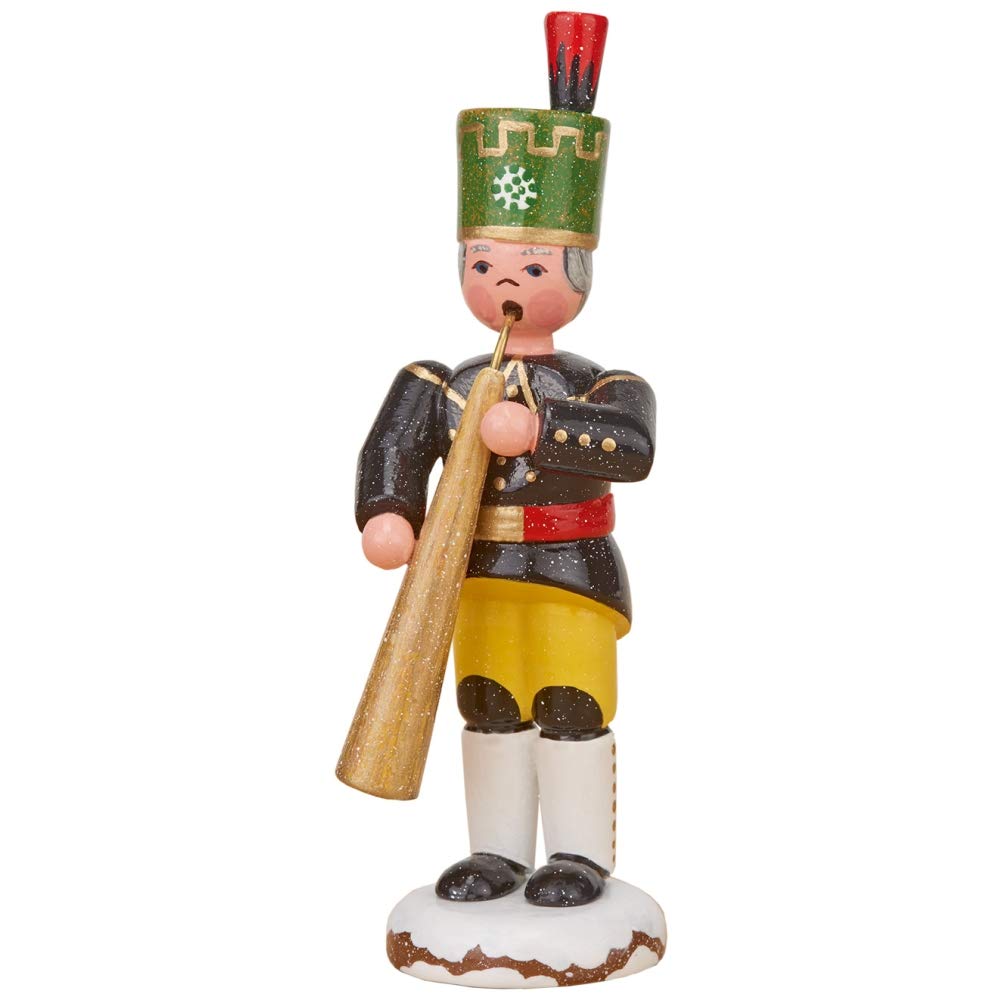 Corne russe de mineur pour enfants jouet musical hiver de 9 cm