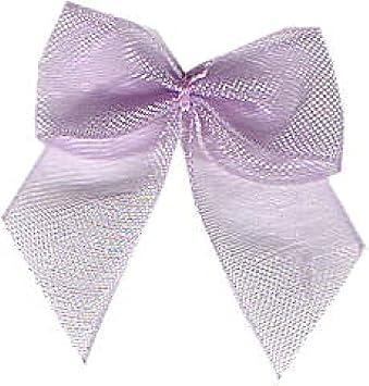 Chiffon Ribbon Bows Lilac - each