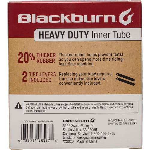 Blackburn 26 Inch Heavy Duty Bicycle Tube