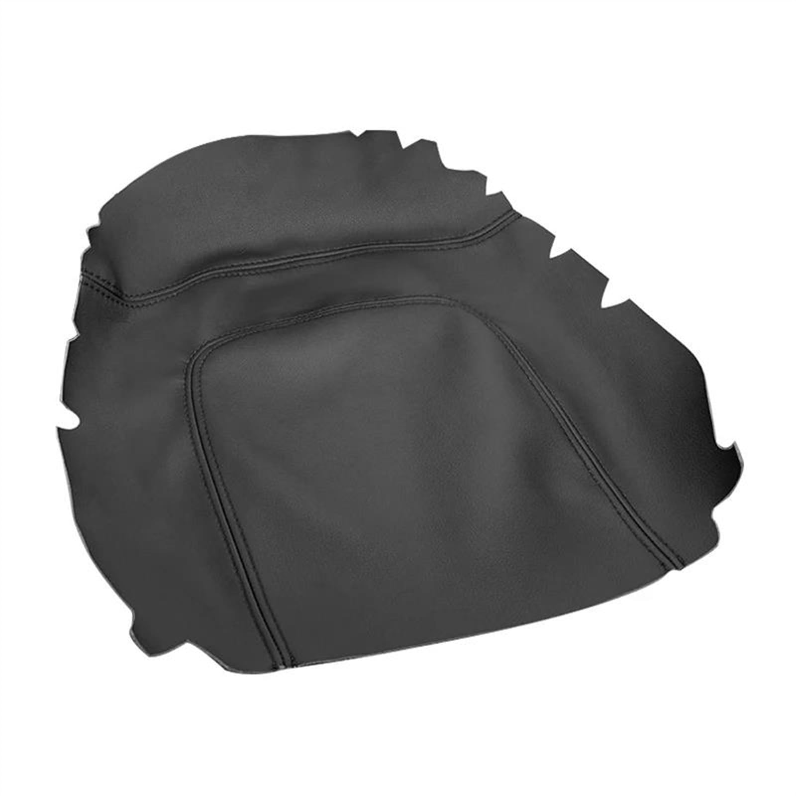 Piwine Black Car Decoration Car Microfiber Leather Center Control Lid Armrest Box Cover Sticker Trim For F150 Lariat 1997-2003(Black)