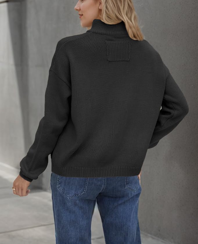 Image of Sumleno Long Sleeve Cardigan Sweaters for Women Button Down Tops Vintage Grandpa Aesthetic Grunge Fall Winter Outfits
