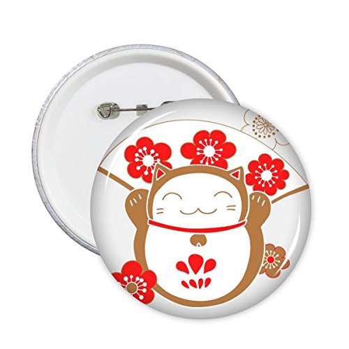 Pins chat chanceux rond DIYthinker accessoire japonais original