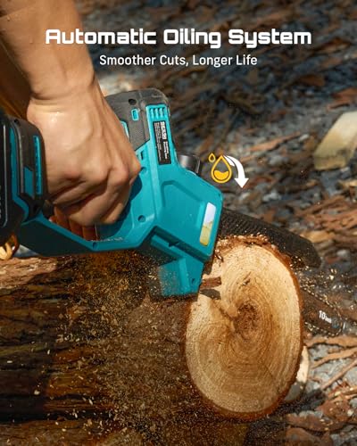 SEESII 10-Inch Cordless Pole Saw