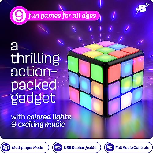 Ninja Blast JB-005 Rechargeable Game Activity Cube - 9 Fun Brain & Memory Games - Cool Toys For Boys And Girls - Birthday Gifts thumb #1