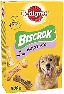 Pedigree Biscrok Multi Mix - Dog Treats - Bone-Shaped Biscuits - 500g