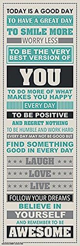 BE AWESOME 12 X 36 INCH POSTER PRINT