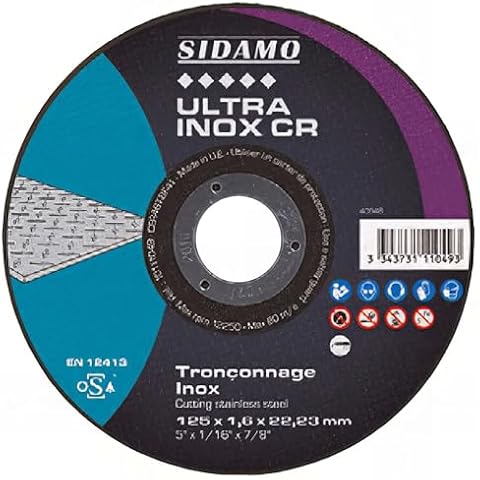 Disque à tronçonner Sidamo ULTRA INOX CR Cover