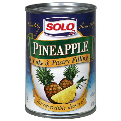Solo Pineapple Filling, 12-Ounces (Pack of 6)