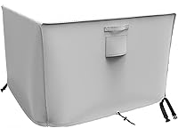 Vista 56 de Atyard Cubierta rectangular para hoguera de gas de 42 x 24 x 24 pulgadas, impermeable, resistente al viento, anti-UV, para muebles de patio