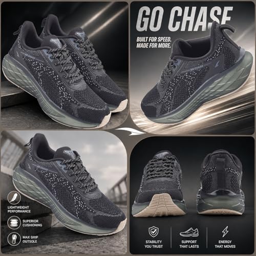 Image of ASIAN Powerplay-35 Men's Running & Training Shoes | Gym Sneaker with Cushioned Sole, Breathable Mesh & Grippy Outsole, Ideal for Travel