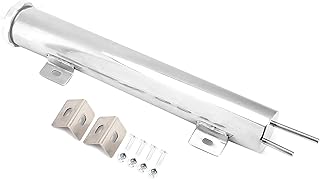 Radiator Coolant Overflow Tank Stainless Steel Universal Car Accessory Increase Water Heat Dissipation