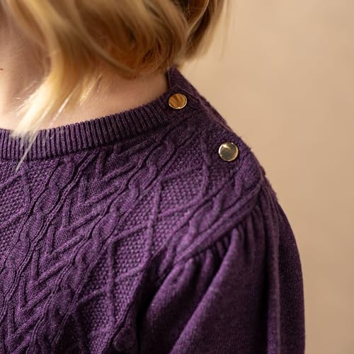 Image of Hope & Henry Girls' Milano Tipped Sweater Dress