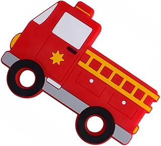 Toyvian 1Pc Vara De Dentição Brinquedo Recém-Nascido Mordedor Molar Brinquedos Para O Bebê Brinquedos Do Bebê De Silicone Brinquedos Do Bebê Recém-Nascido Motor De Fogo Mordedor Brinquedo