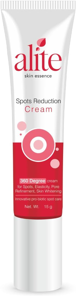 Spots Reduction Cream, 15gm | Eliminates Dark Spots & Pigmentation | Brightens & Evens Tone | 360° Care for Spotless Skin | Repairs Damaged Cells & Minimizes Pores | Probiotic Formula for Spotless Skin