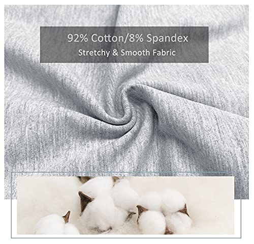 Men's Cotton Yoga Sweatpants Open Bottom Lounge Sweat Pants With Pockets Workout Athletic Heather Grey L #TOP3