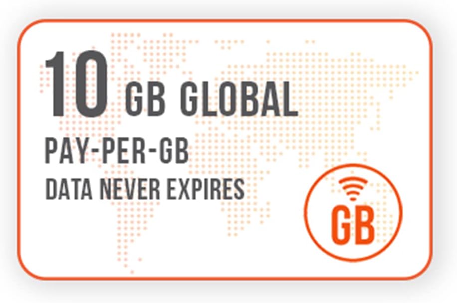 SIMO Solis Global Pay-Per-GB Card 10GB