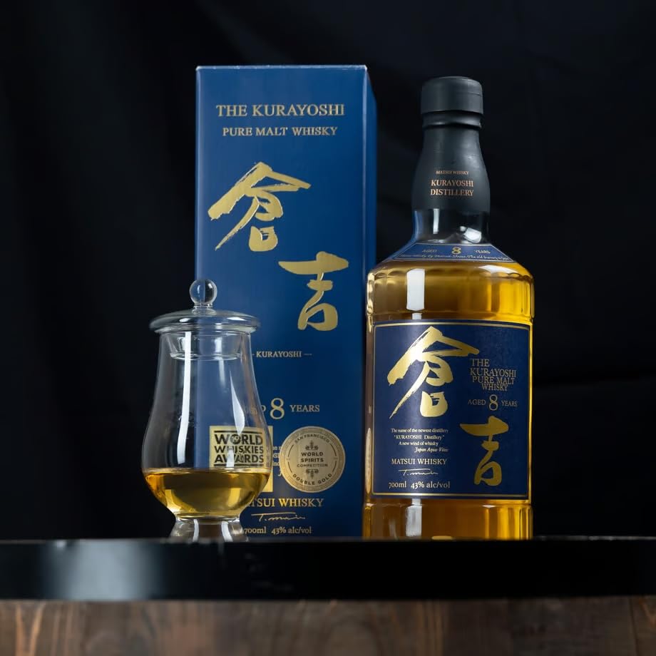 Amazon.co.jp: 倉吉8年 ピュアモルトウイスキー 43度 700ml 8年長期