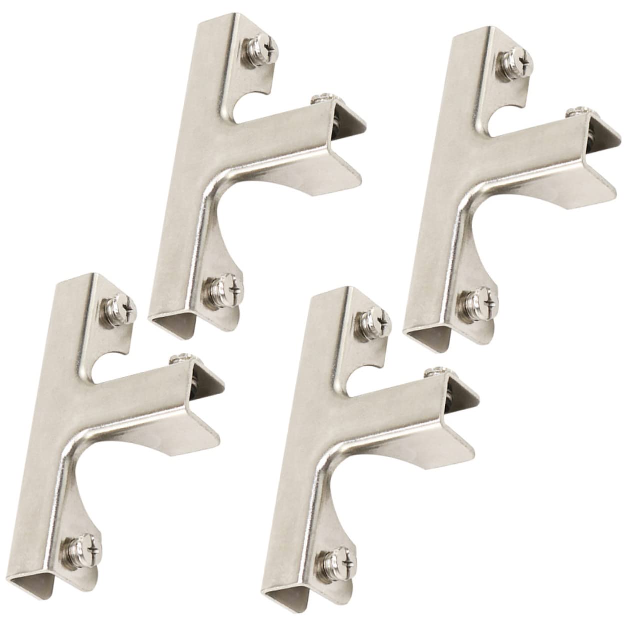 Unomor Glass Clamp Mounting Clips Set Pcs T-shape Steel Clamps for Mm Easy to Install