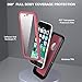 ImpactStrong iPhone 7/8 Case, Ultra Protective Case with Built-in Clear Screen Protector Full Body Cover for iPhone 7 2016 /iPhone 8 2017 (Pink)