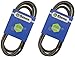 2 Pack Stens 265-754 OEM Replacement Belt Fits Bobcat 2721478