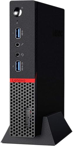 Lenovo ThinkCentre M900 Tiny Business PC, Intel Quad Core i5 6600T hasta 3.5GHz, 8G DDR4, 512G SSD, WiFi, BT 4.0, Windows 10 Pro 64-Multi-Language