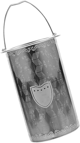 Miniatura 1 de UPKOCH Filtro de fugas de té, infusor de té, filtro de té, infusor fino, tetera, tamiz de té, cesta infusora de té inoxidable, colador de té de