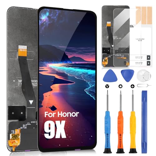 LCD Display per Huawei Honor 9X/Honor 9X Pro/Y9s Display LCD Touch Digitizer Display Sostituzione dello Schermo Assembly con Riparazione Kit (Nero)