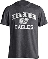 Vista 112 de Sport Your Gear NCAA Camiseta de manga corta retro con licencia oficial de aspecto desgastado para el día del juego, camiseta de espíritu deportivo