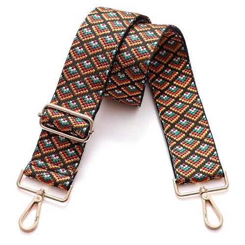Image of Canvas Crossbody Strap for Handbags - Wide Adjustable Shoulder Strap Replacement